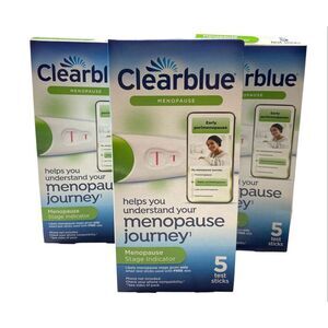 Clearblue Menopause Stage Indicator 5 Test Sticks Helps Track Menopause Journey